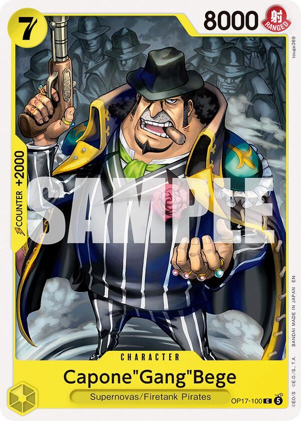 Capone"Gang"Bege, The World's Strongest Warriors OP17-100