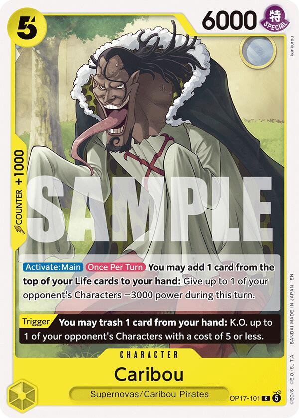 Caribou, The World's Strongest Warriors OP17-101