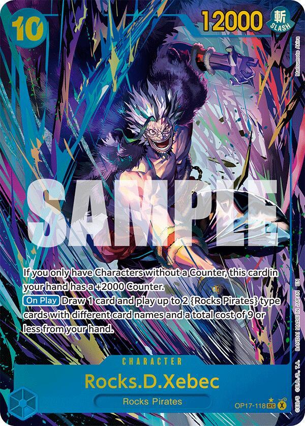 Rocks.D.Xebec (118) (Alternate Art), The World's Strongest Warriors OP17-118