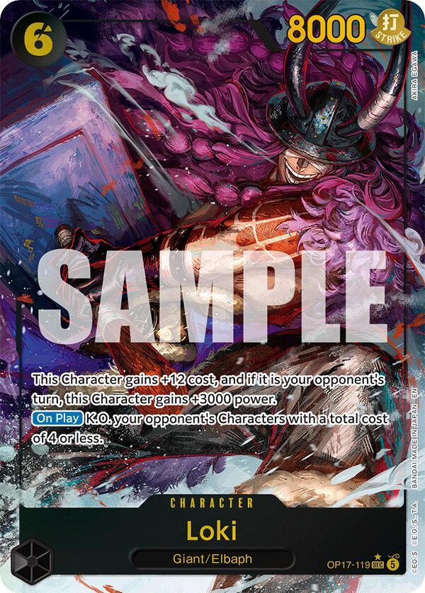 Loki (Alternate Art), The World's Strongest Warriors OP17-119