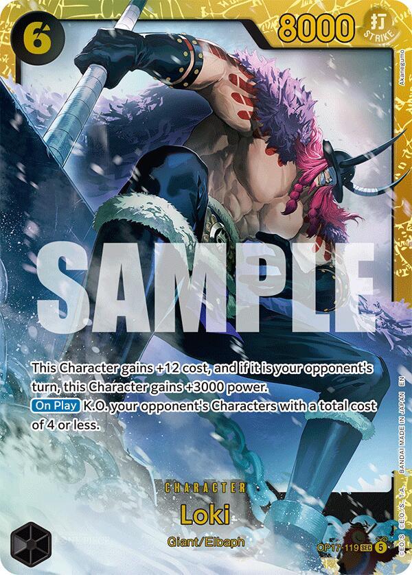 Loki, The World's Strongest Warriors OP17-119