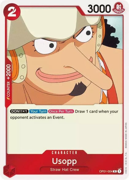 Usopp, One Piece Demo Deck Cards OP01-004