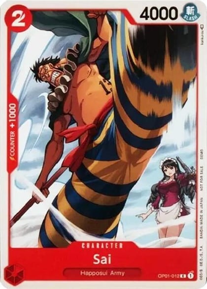 Sai, One Piece Demo Deck Cards OP01-012