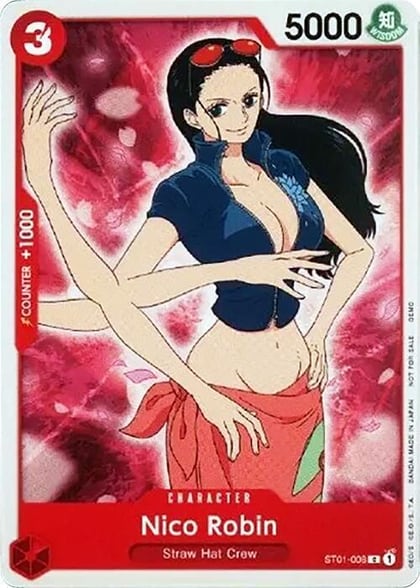Nico Robin, One Piece Demo Deck Cards ST01-008