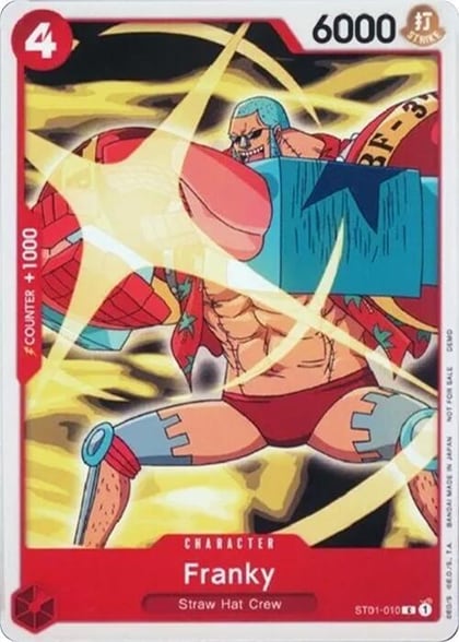 Franky (010), One Piece Demo Deck Cards ST01-010