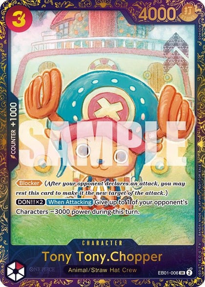Tony Tony.Chopper (Treasure Cup 2024), One Piece Promotion Cards EB01-006