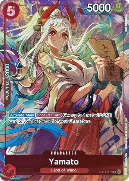Yamato (Premium Card Collection -Best Selection Vol. 4-), One Piece Promotion Cards EB01-007