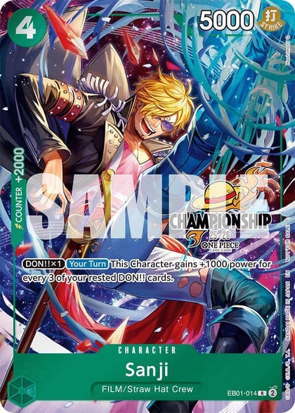 Sanji (CS 25-26 Celebration Pack), One Piece Promotion Cards EB01-014