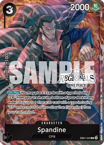 Spandine (Online Regional Participation Pack 2025 Vol.1), One Piece Promotion Cards EB01-043