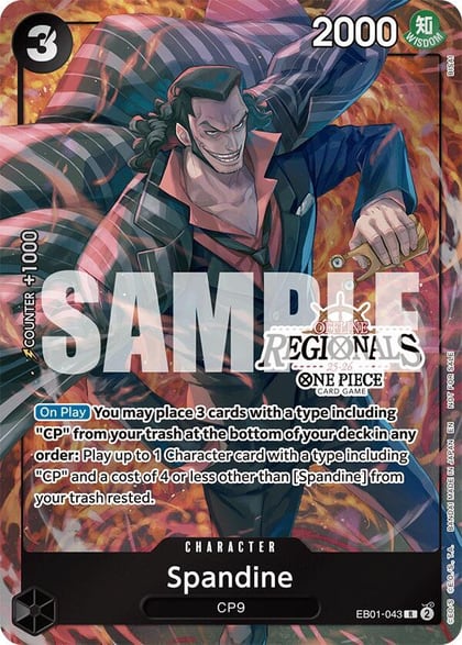 Spandine (Offline Regional Participation Pack 2025 Vol.1), One Piece Promotion Cards EB01-043