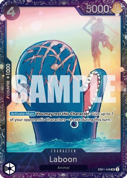 Laboon (Treasure Cup 2025), One Piece Promotion Cards EB01-048