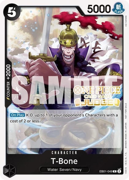 T-Bone (Judge Pack Vol. 5), One Piece Promotion Cards EB01-049
