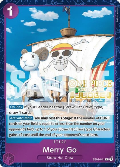 Merry Go (Judge Pack Vol. 7), One Piece Promotion Cards EB02-041