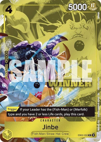 Jinbe (Winner Pack 2025 Vol. 3), One Piece Promotion Cards EB02-055