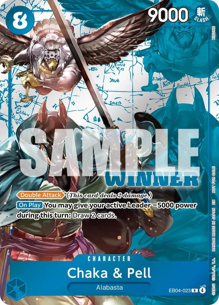 Chaka & Pell (Winner Pack 2026 Vol. 3), One Piece Promotion Cards EB04-023