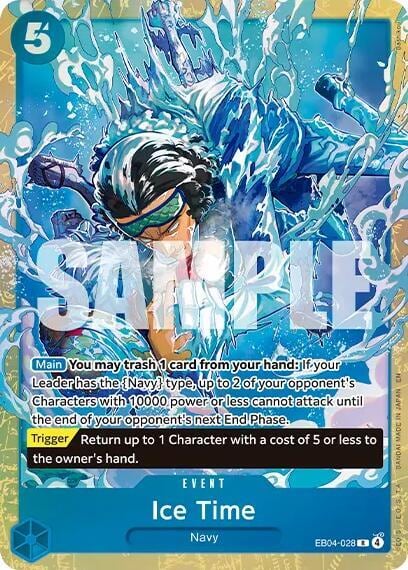 Ice Time (Premium Card Collection -Best Selection Vol. 6-), One Piece Promotion Cards EB04-028
