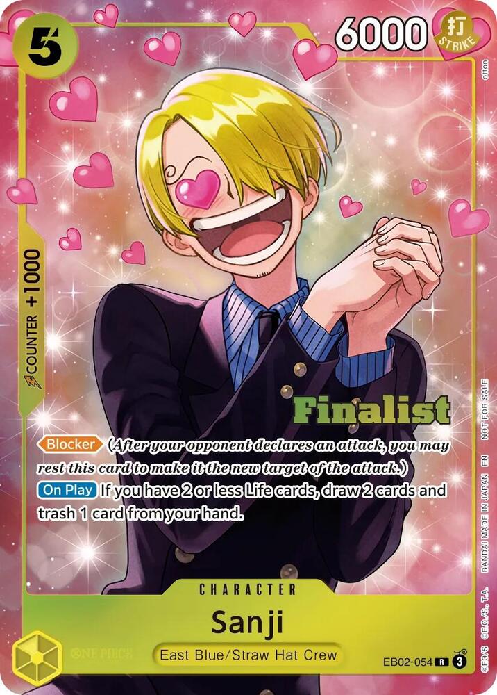 Sanji (CS 26-27 Finalist Card Set Vol. 1), One Piece Promotion Cards EB04-052