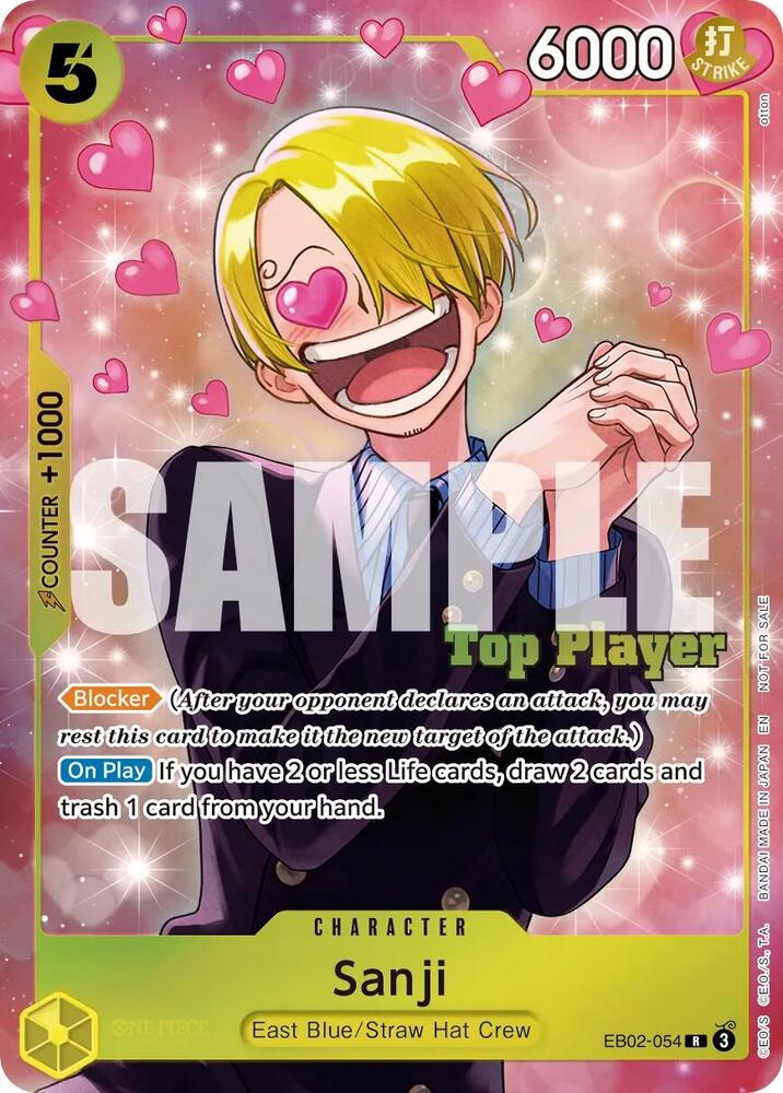 Sanji (CS 26-27 Top Player Pack Vol. 1), One Piece Promotion Cards EB04-052