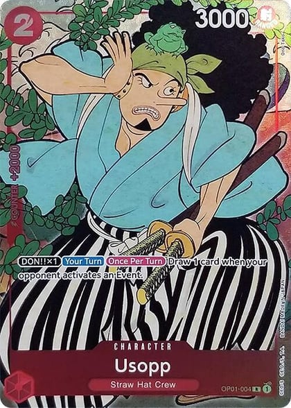 Usopp (English Version 1st Anniversary Set), One Piece Promotion Cards OP01-004