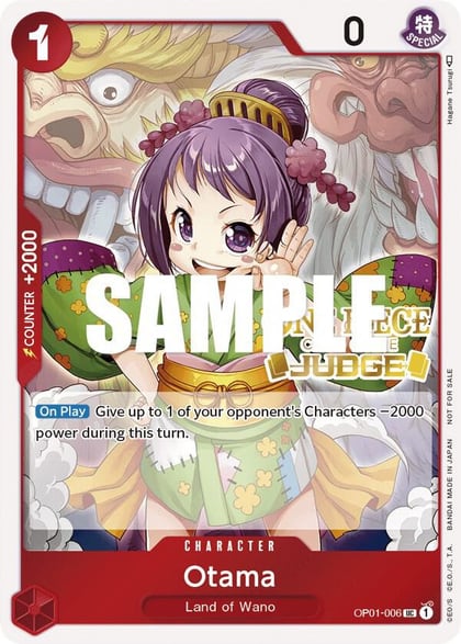 Otama (Judge), One Piece Promotion Cards OP01-006