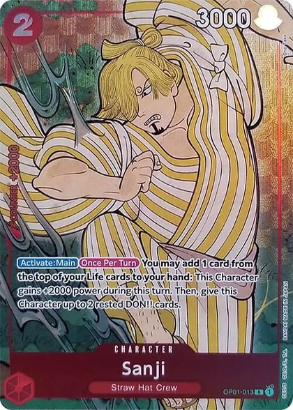 Sanji (English Version 1st Anniversary Set), One Piece Promotion Cards OP01-013
