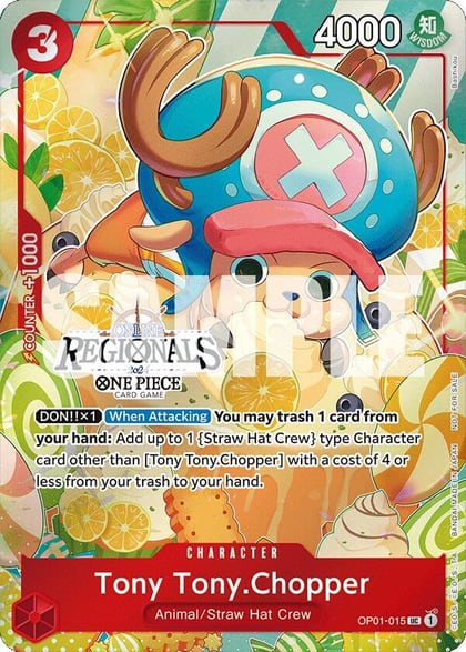 Tony Tony.Chopper (Online Regional 2024 Vol. 3), One Piece Promotion Cards OP01-015
