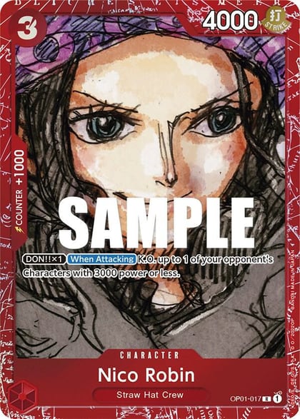 Nico Robin (Premium Card Collection -ONE PIECE FILM RED Edition-), One Piece Promotion Cards OP01-017