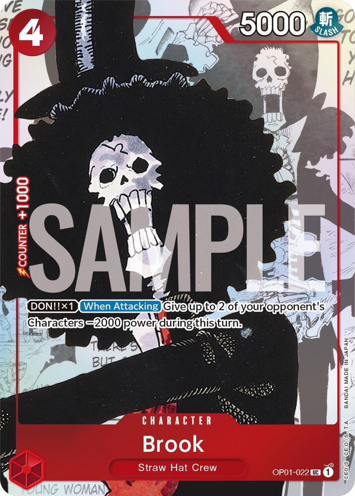 Brook - OP01-022 (Alternate Art), One Piece Promotion Cards OP01-022