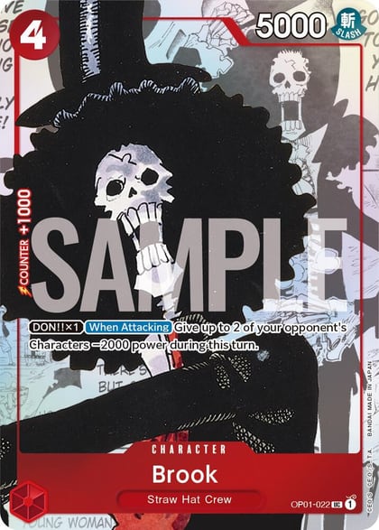 Brook - OP01-022 (Alternate Art), One Piece Promotion Cards OP01-022
