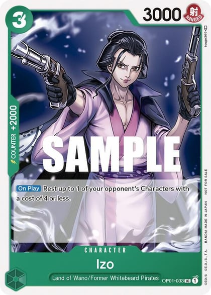 Izo (Tournament Pack Vol. 2), One Piece Promotion Cards OP01-033