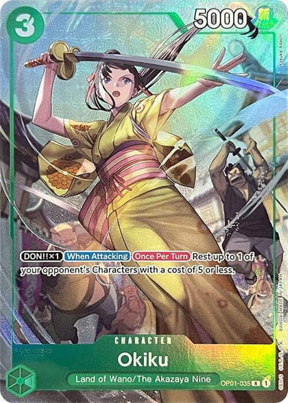 Okiku (Premium Card Collection -BANDAI CARD GAMES Fest. 23-24 Edition-), One Piece Promotion Cards OP01-035
