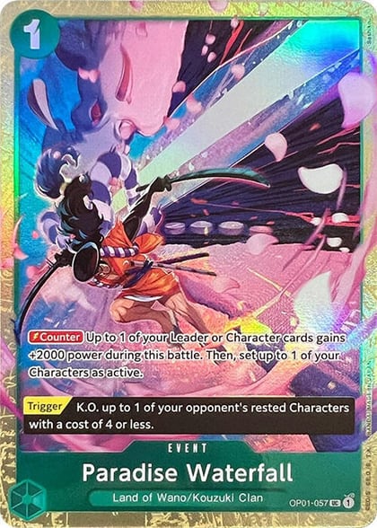 Paradise Waterfall (Premium Card Collection -Best Selection Vol. 1-), One Piece Promotion Cards OP01-057