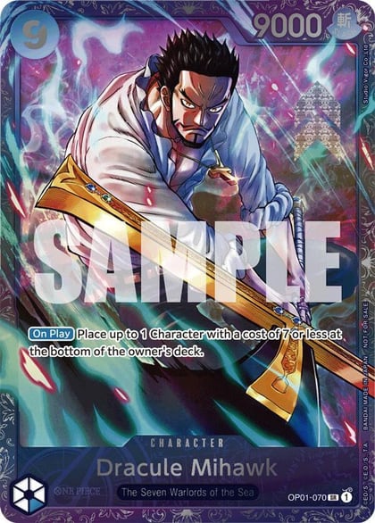 Dracule Mihawk (Treasure Cup 2024), One Piece Promotion Cards OP01-070