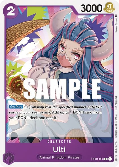 Ulti (Promotion Pack 2023), One Piece Promotion Cards OP01-093