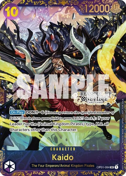 Kaido (Treasure Cup), One Piece Promotion Cards OP01-094