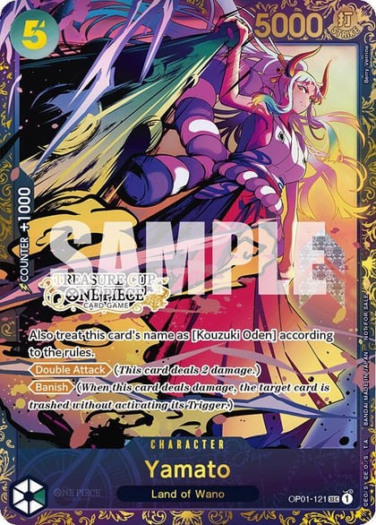 Yamato (Treasure Cup), One Piece Promotion Cards OP01-121
