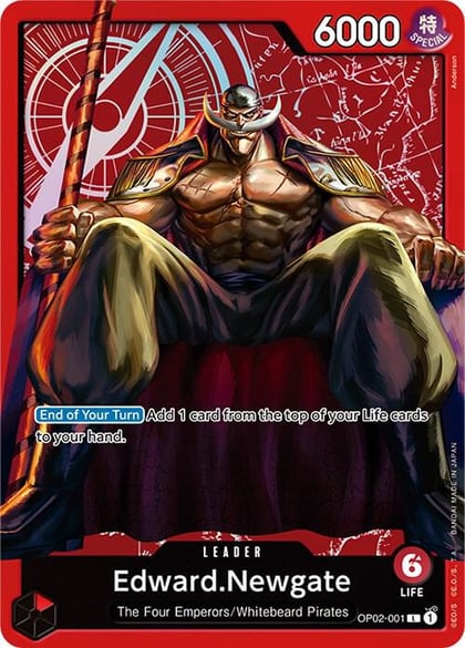 Edward.Newgate (Special Goods Set -Former Four Emperors-), One Piece Promotion Cards OP02-001