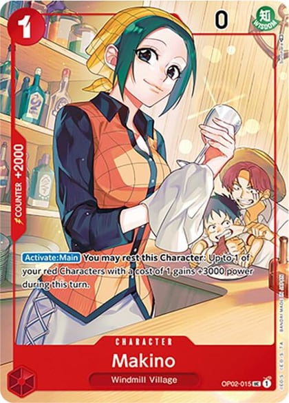Makino (Japanese 1st Anniversary Set), One Piece Promotion Cards OP02-015
