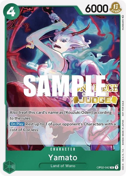 Yamato (Judge), One Piece Promotion Cards OP02-042