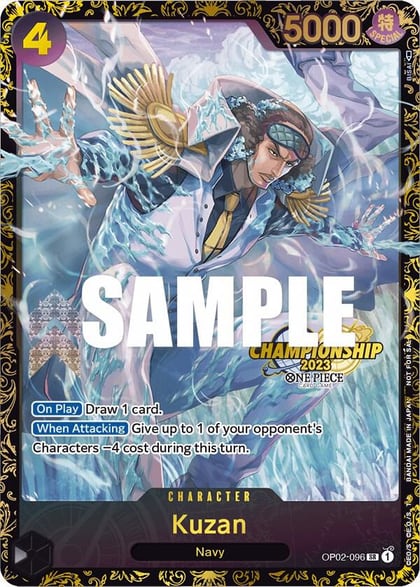 Kuzan (Championship 2023), One Piece Promotion Cards OP02-096
