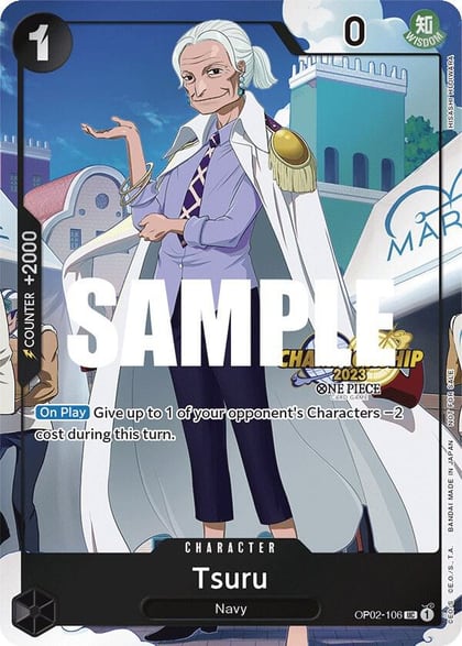 Tsuru (CS 2023 Event Pack), One Piece Promotion Cards OP02-106