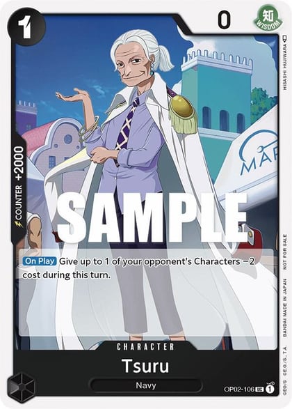 Tsuru (Event Pack Vol. 2), One Piece Promotion Cards OP02-106