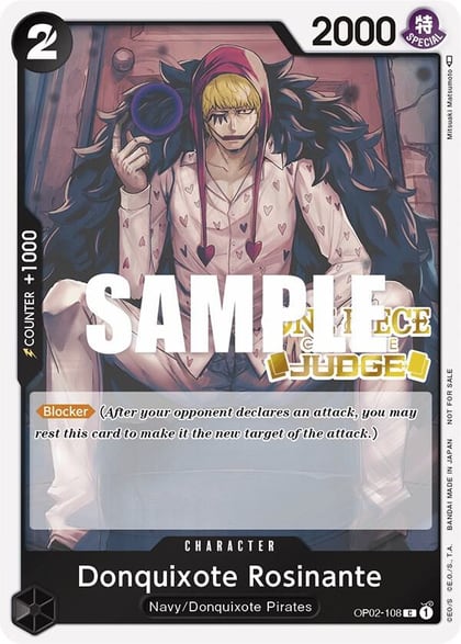 Donquixote Rosinante (Judge Pack Vol. 2), One Piece Promotion Cards OP02-108