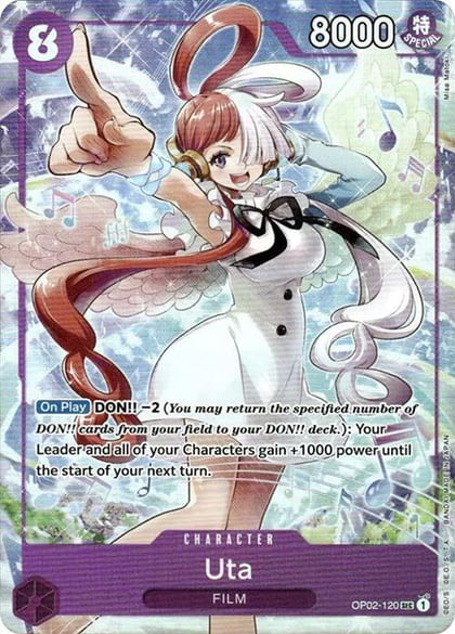 Uta - OP02-120 (Premium Card Collection -Uta-), One Piece Promotion Cards OP02-120
