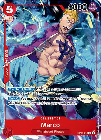 Marco (Japanese 1st Anniversary Set), One Piece Promotion Cards OP03-013