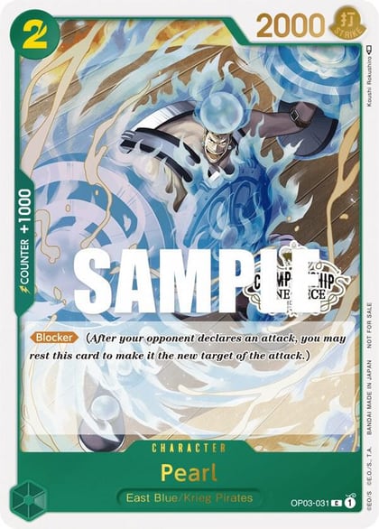 Pearl (Store Championship Participation Pack Vol. 2), One Piece Promotion Cards OP03-031