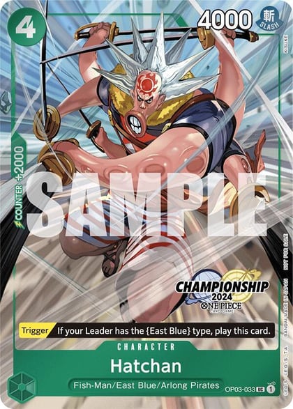 Hatchan (CS 2024 Celebration Pack), One Piece Promotion Cards OP03-033