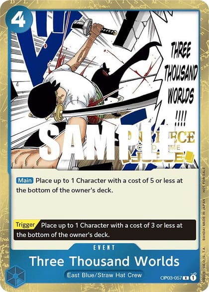 Three Thousand Worlds (Judge Pack Vol. 2), One Piece Promotion Cards OP03-057