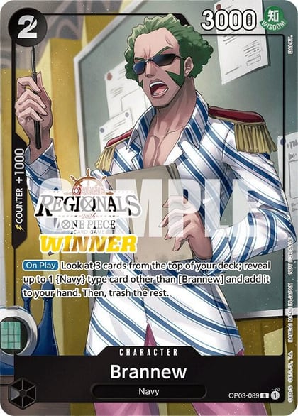 Brannew (Online Regional 2024) [Winner], One Piece Promotion Cards OP03-089