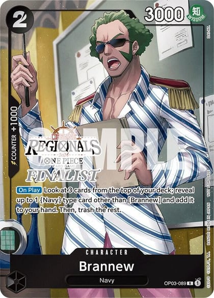 Brannew (Offline Regional 2024) [Finalist], One Piece Promotion Cards OP03-089